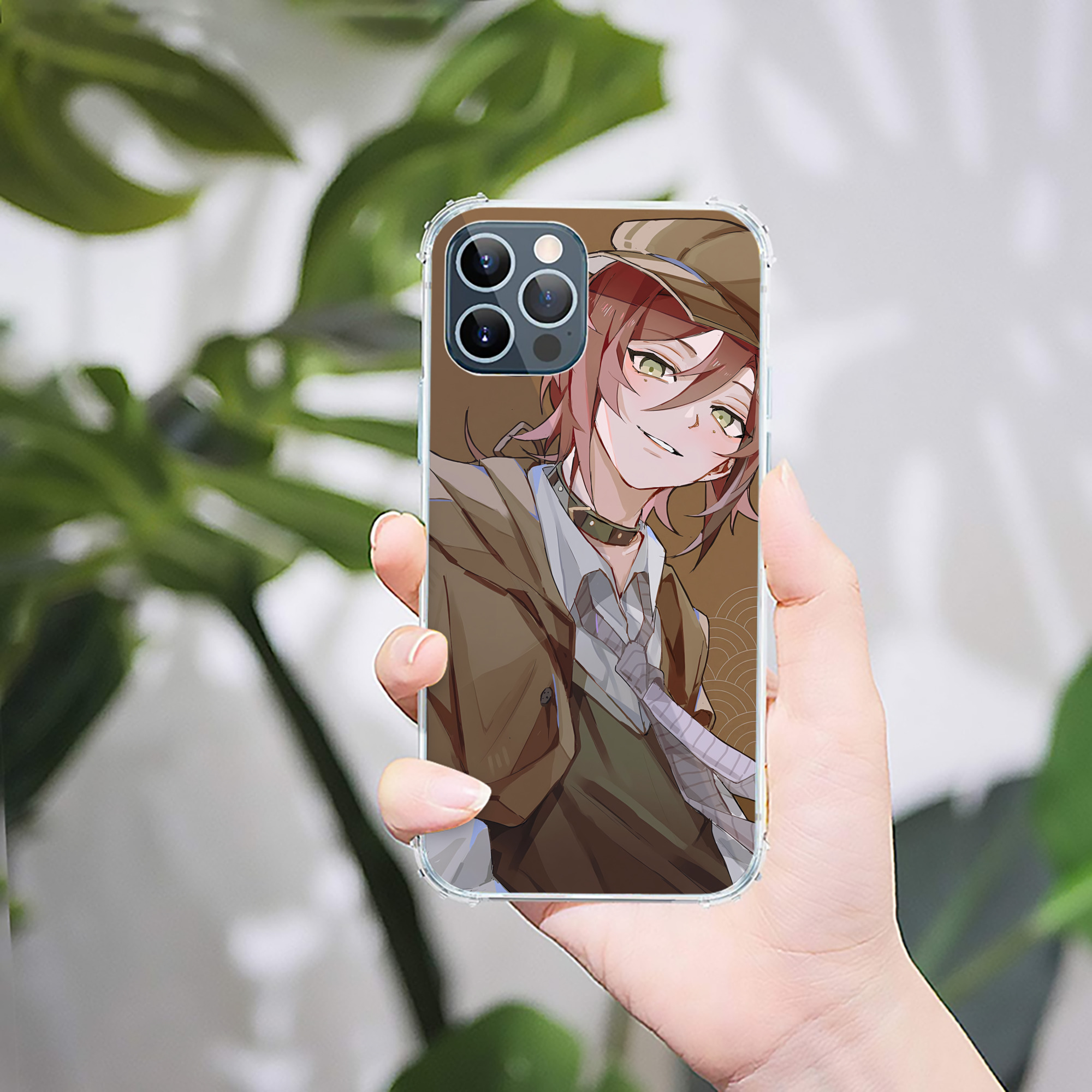 （画像用） 文豪ストレイドッグス Bungo Stray Dogs 【iPhone 12シリーズ対応】透明スマホケース（クリアソフトケース）
